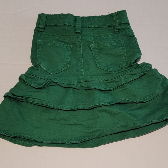 Size 4 girl's Jade MacKenzie Kelly Green skirt - Picture 2 of 3